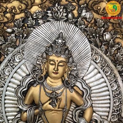 Tranh Thangka Kiểu cổ 3D Kim Cang Tát Đỏa - HẾT HÀNG